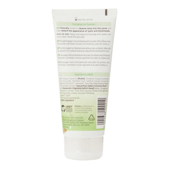 Facial Cleanser Weleda Naturally Clear Gel Purifying (Unisex)