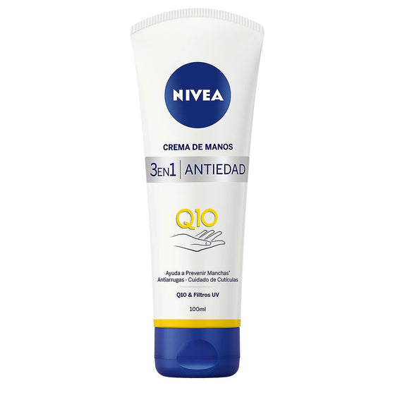 Crema de Manos Antiedad Nivea Q10 3 en 1 (100 ml)
