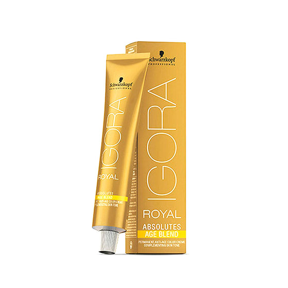 Permanent Dye Igora Royal Absolutes Schwarzkopf 8-01 Age Blend (60 ml)