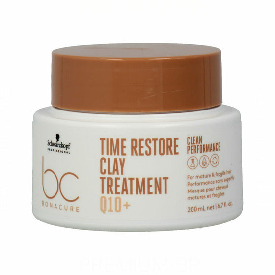 Mascarilla para Cabello Fino Schwarzkopf Bonacure Time Restore Clay (200 ml)