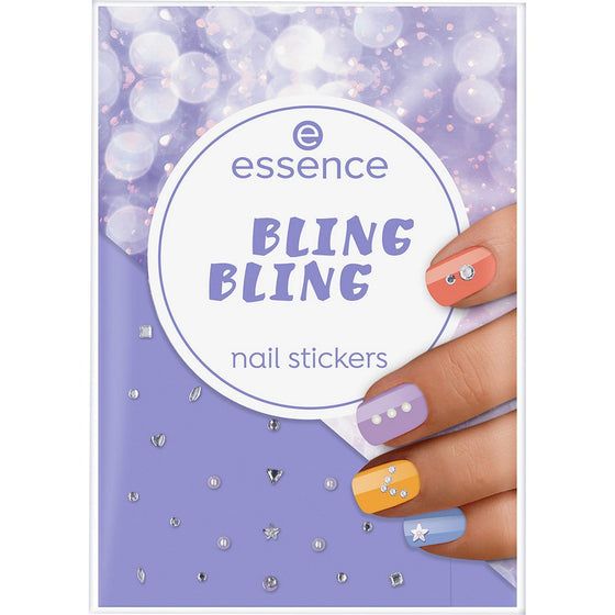Nail art stickers Essence Bling Bling Gloss finish 28 Units