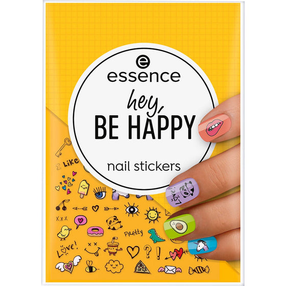 Nail art stickers Essence Be Happy Multicolour 54 Units
