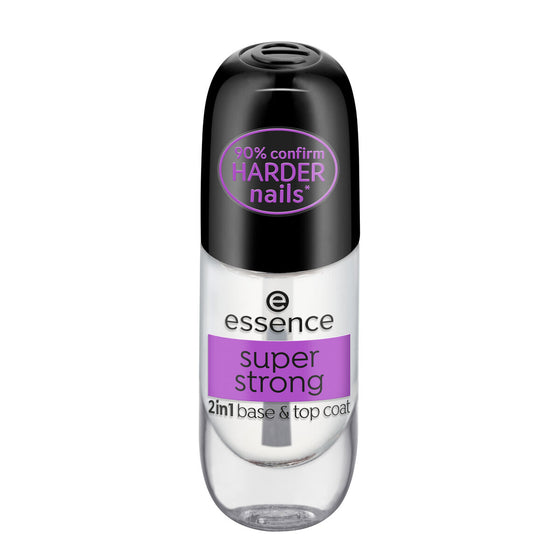 Fijador de Esmalte de Uñas Essence Super Strong 2 en 1 (8 ml)