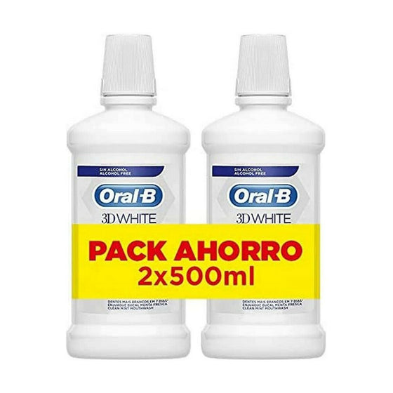 Mouthwash Oral-B 3D White Luxe Perfection 2 Pieces Whitener