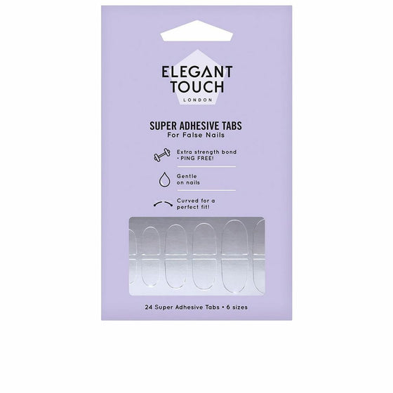 Adhesives Elegant Touch Super Adhesives Tabs False Nails (24 pcs)