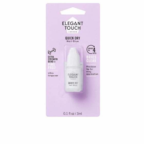 Pegamento Elegant Touch Uñas Postizas Transparente (3 ml)
