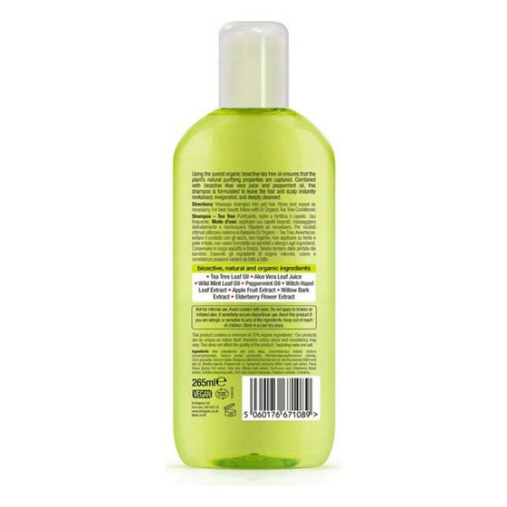 Tiefenreinigendes Shampoo Bioactive Organic Dr.Organic (265 ml)