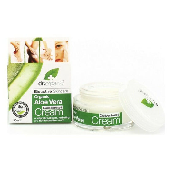 Feuchtigkeitscreme Aloe Vera Concentrated Cream Dr.Organic (50 ml)