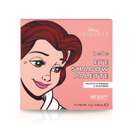 Eye Shadow Palette Mad Beauty Disney Princess Belle Mini (9 x 1,1 g)