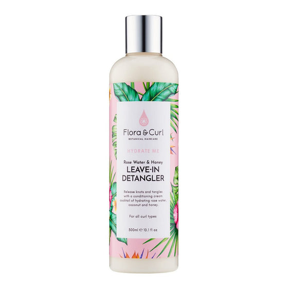 Detangling Conditioner Flora & Curl Hydrate Me Honey Rose water (300 ml)