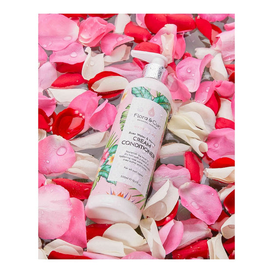 Repairing Conditioner Flora & Curl Hydrate Me Honey Rose water (300 ml)