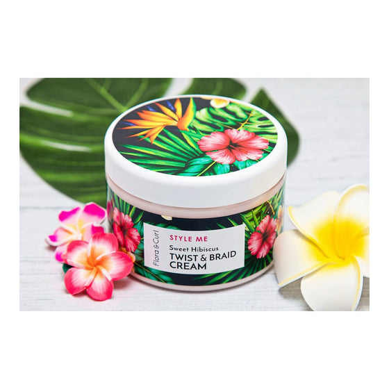 Loción Capilar Flora & Curl Style Me Trenzado de cabello Hibisco (300 ml)