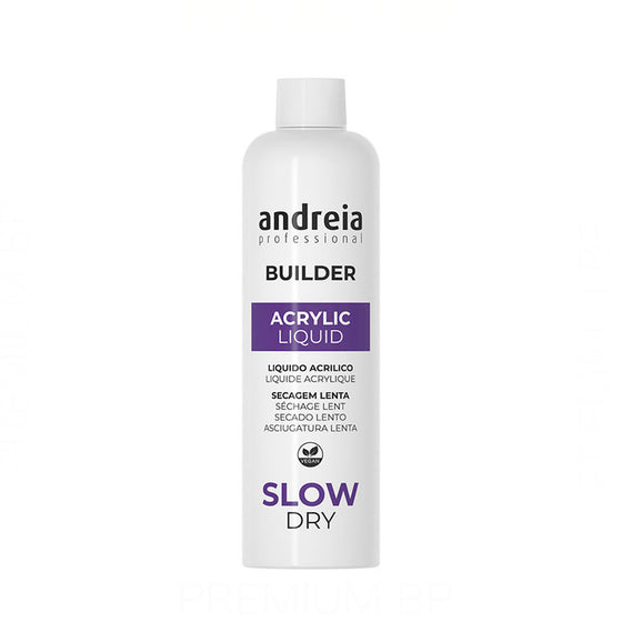 Tratamiento para las Uñas Professional Builder Acrylic Liquid Slow Dry Andreia (250 ml) (250 ml)
