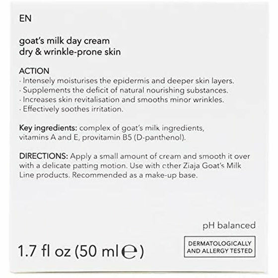 Crema Facial Ziaja Leche de cabra (50 ml)