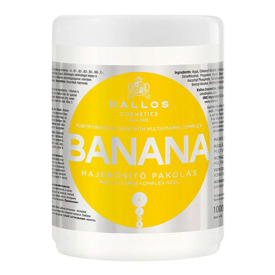 Mascarilla Capilar Nutritiva Kallos Cosmetics Banana (1 L)