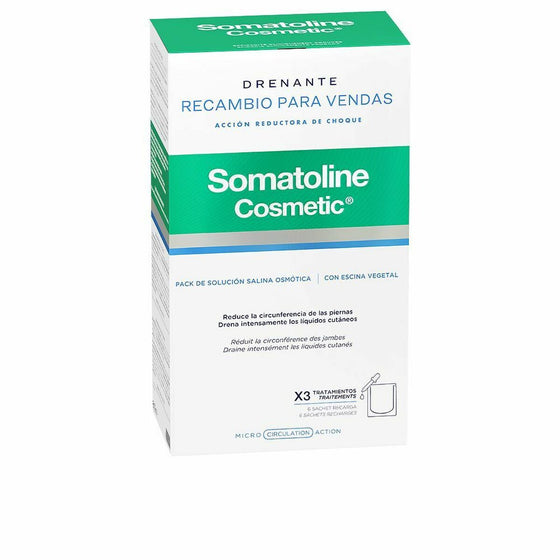 Body Lotion Somatoline Bandages Draining 6 Units Reducer (6 uds)