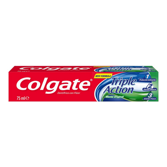 Pasta de Dientes Triple Accion Original Mint Colgate (75 ml)