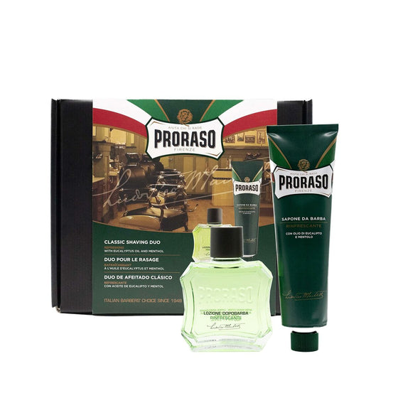 Set para el Afeitado Proraso Classic Shaving Duo Refrescante 2 Piezas