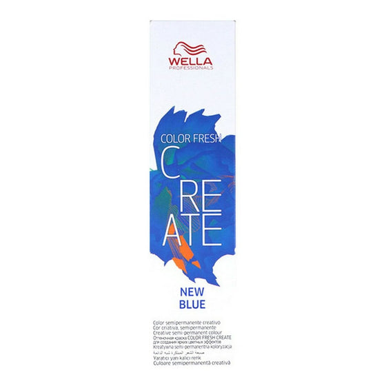 Semi-Permanent Tint Color Fresh Create New Wella Blue (60 ml)