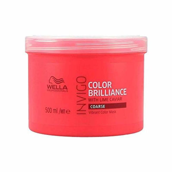 Mascarilla Capilar Invigo Color Brilliance Wella Cabello grueso (500 ml)