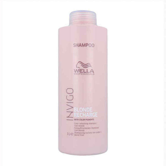 Shampoo for Blonde or Graying Hair Invigo Blonde Recharge Wella (1000 ml)