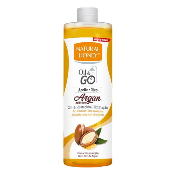 Body Oil Oil & Go Natural Honey Moisturizing Argan (300 ml)