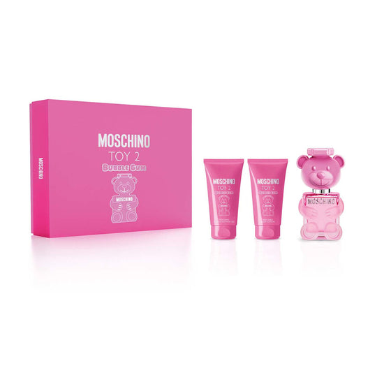 Set mit Damenparfüm Moschino Toy 2 Bubble Gum 3 Stücke