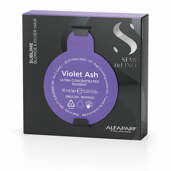 Tratamiento Capilar Protector Alfaparf Milano Semi Di Lino Cabellos Rubios Neutralizador del Color (10 ml)