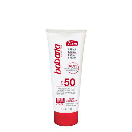 Crema Facial Adn Bb Cream Babaria SPF 50 (75 ml)