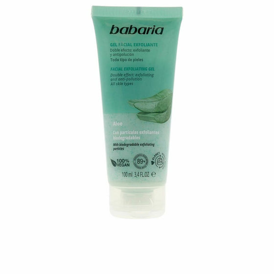 Exfoliating Facial Gel Babaria Aloe Vera (100 ml)