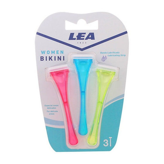 Maquinillas de Afeitar Desechables Bikini Lea (3 uds)