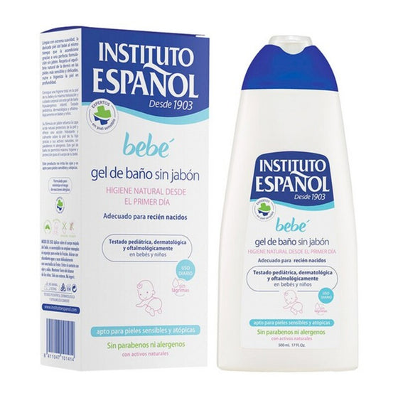 Shower Gel Without Soap Bebé Instituto Español (500 ml)