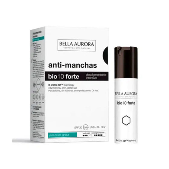 Depigmentierungscreme Bella Aurora Bio10 Forte Empfindliche Haut (30 ml) (30 ml)