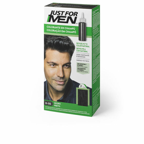 Shampoo Dye Just For Men Black (30 ml)