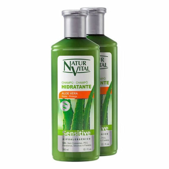 Moisturizing Shampoo Sensitive Naturvital (2 x 300 ml)