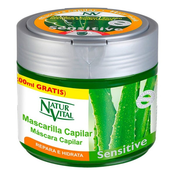 Mascarilla Capilar Reparadora Sensitive Naturaleza y Vida (500 ml)