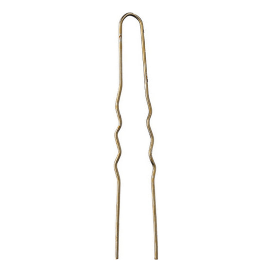 Horquillas de moño Eurostil Bronce (20 pcs)
