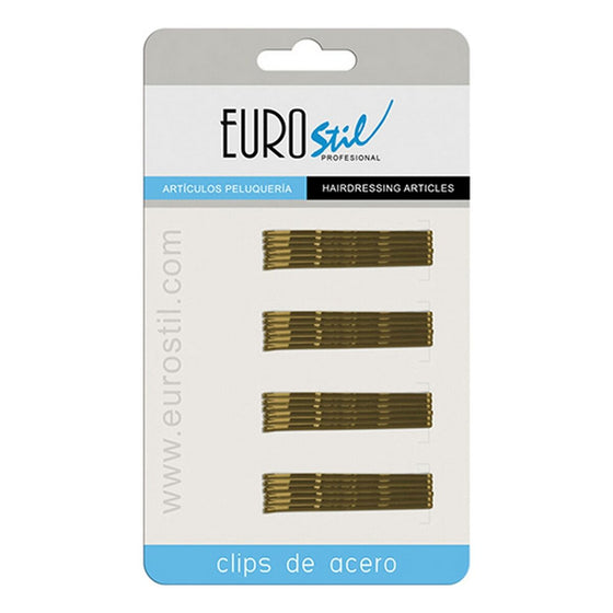 Clips Eurostil 50 mm Bronze Wellpappenanlage (24 pcs)