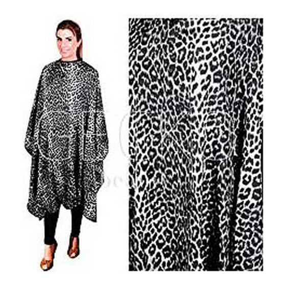 Hairdressing Cape Eurostil White Nylon