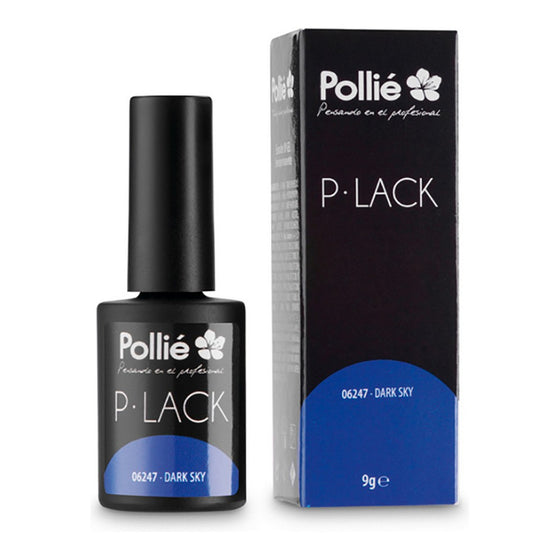 Nail Polish Semi-permanent P-Lack Eurostil Dark Sky (9 gr)