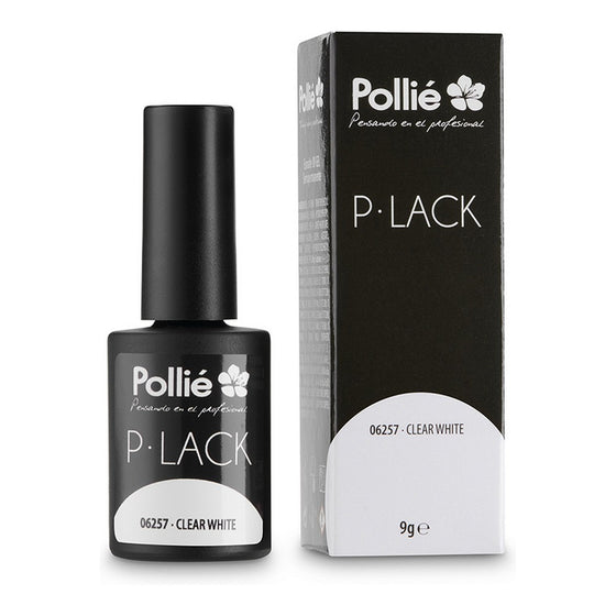 Nail Polish Semi-permanent P-Lack Eurostil Clear White (9 gr)