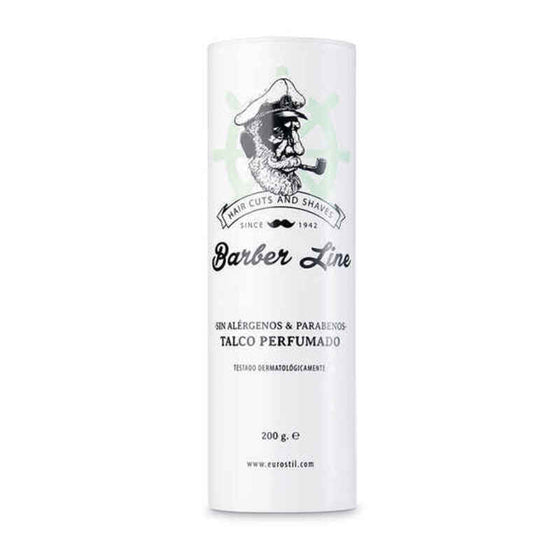 Talcum Powder Eurostil Barber Line (200 g)
