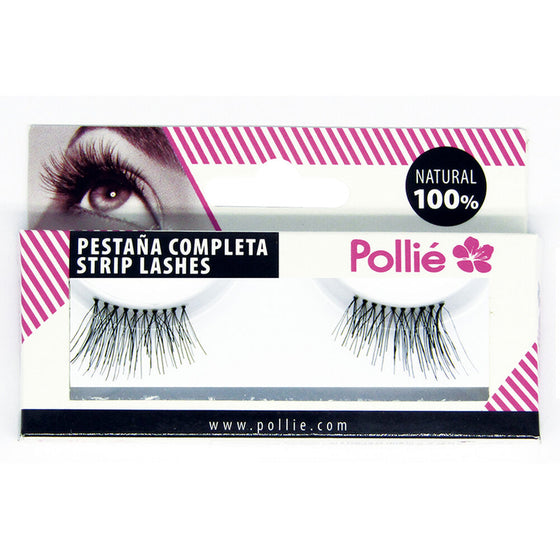 False Eyelashes Eurostil Pollié 18 Black