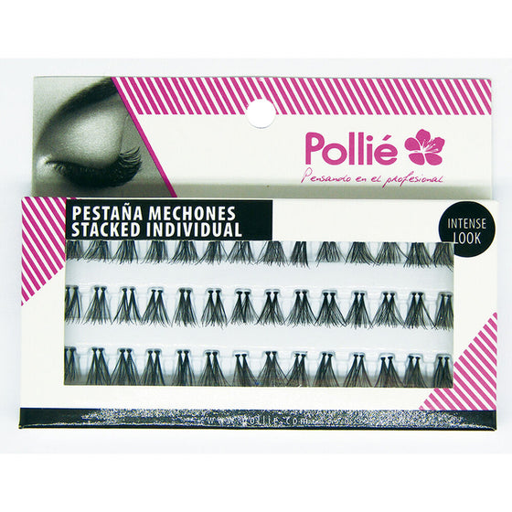 False Eyelashes Eurostil Pollié Individual Black