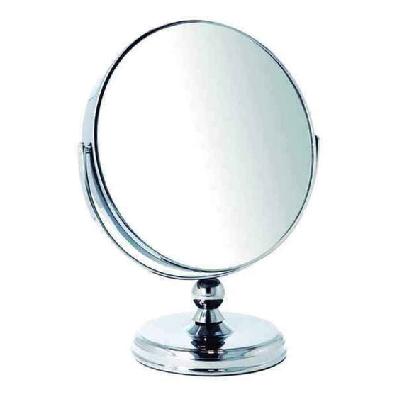 Mirror Eurostil Base Chromed (ø 21 cm)