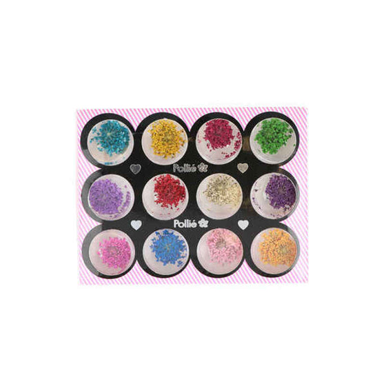 Set Eurostil Nail Art Flowers (12 uds)