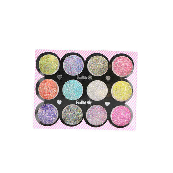 Purpurina Eurostil Nail Art 12 colores (12 x 1 g)