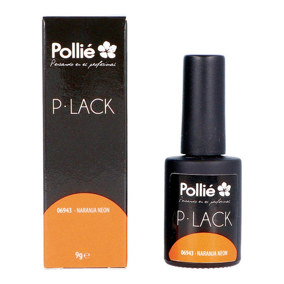 Nail polish P-Lack Eurostil Orange Neon (9 gr)