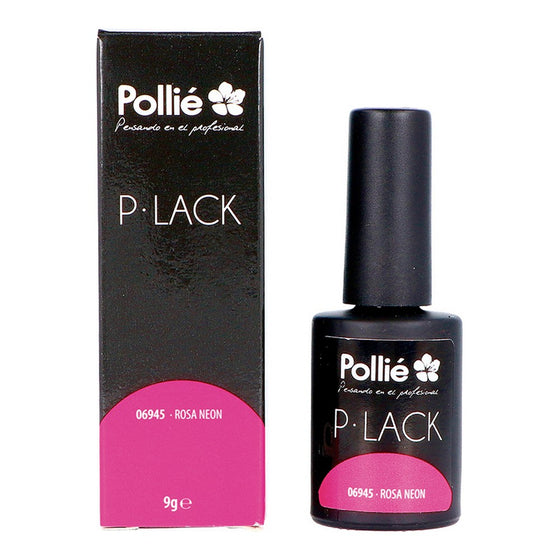 Nail polish P-Lack Eurostil Pink Neon (9 gr)