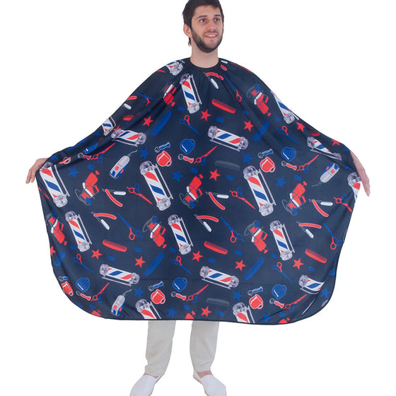 Hairdressing Cape Eurostil Button (140 x 160 cm)